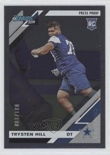 2019 Panini Donruss Rookies Press Proof Silver 81/100 Trysten Hill #277 6h5