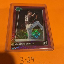 2021 Panini Donruss MacKenzie Gore (RC) Rated Prospect - Pink Fireworks