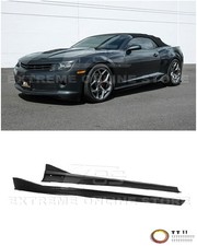 10-15 Camaro Lt Ls Ss Performance Track Glossy Black Side Skirts Rocker Panel