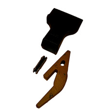 U43792 2740W23  Adapter Shanks 230CHF Teeth TF23 Pin For 23 230 2300 Backhoe