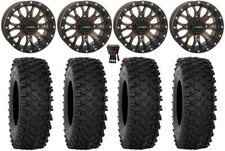 System 3 ST-3 15" Wheels Bronze 35" ATX470 Tires Polaris Ranger XP 9/1K