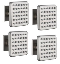 Solid Brass Square Body Spray Jets for Shower High Pressure Wall Mount Massage