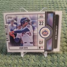Juan Soto Topps 2026 New York Mets Big Ticket Player BTP-11 Baseball MLB