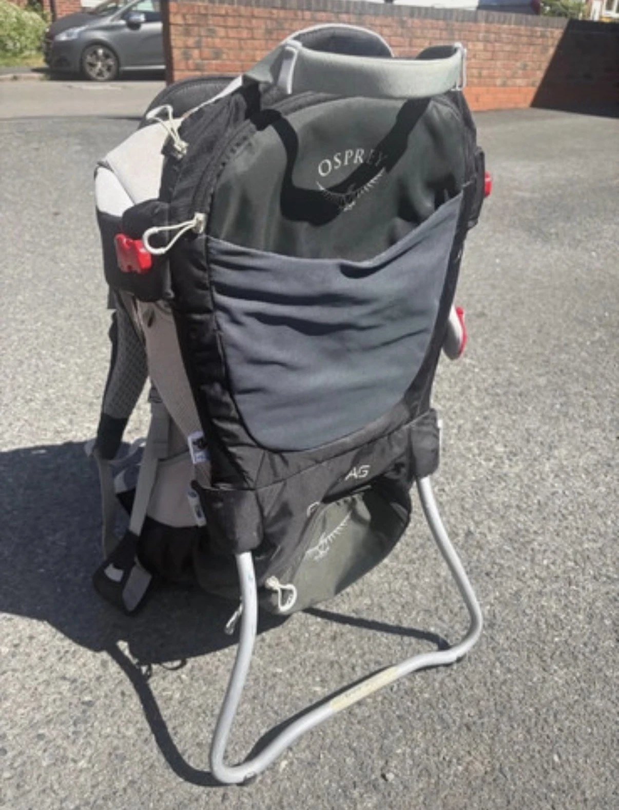 Osprey poco ag baby/toddler backpack carrier with sunshade, raincover & stirrups
Opens in a new wind