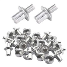 50/100pcs Aluminum Alloy Drive Rivets Hammer Drive Expansion Nail Head Piercing
