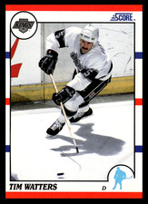 1990-91 Score American Tim Watters #204 Los Angeles Kings NHL Hockey Base Set
