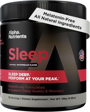 Alpha Nutrients 198g Sleep Powder Watermelon ...