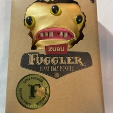 Zuru 9-inch Gold Fuggler Plush Funny Ugly Monster NEW