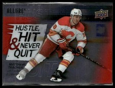 2021-22 Upper Deck Allure #HH-11 Matthew Tkachuk Hustle, Hit & Never Quit