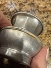 Vintage Miniature Aluminum Tobacco Spittoon Personal Spittoon — photo 7
