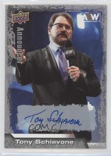 2022 Upper Deck AEW All Elite Wrestling Crew Auto Tony Schiavone #92 Auto 1i24