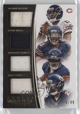 2015 Immaculate Quads Jerseys /49 Alshon Jeffery Kevin White Matt Forte 6m7