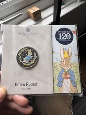 2022 120 Years Peter Rabbit £5 Pound Colour Royal Mint Coin Pack