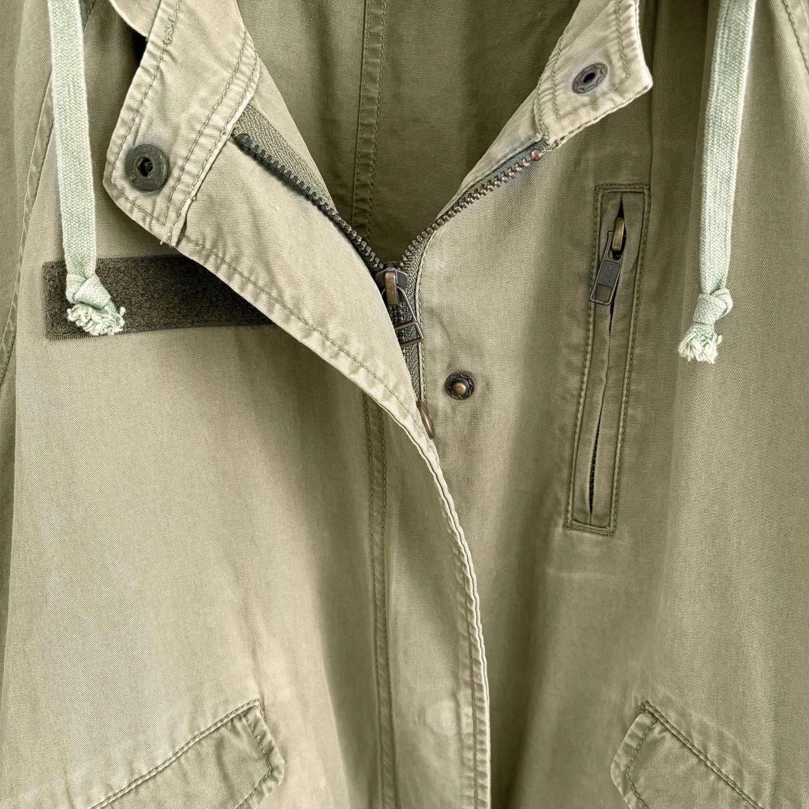 RAY BEAMS JAPAN PARKA HOODED MILITARY JACKET 3/4 SLEEVE 24/25" - product detail image 4