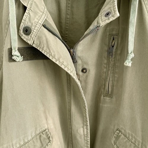 RAY BEAMS JAPAN PARKA HOODED MILITARY JACKET 3/4 SLEEVE 24/25" image 4