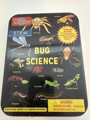 Bug Science Magnetic Tin Educational Toy S.T.E.M. Learning T.S. Shure NEW Sealed