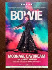 DAVID BOWIE MOONAGE DAYDREAM Movie Film 11x17 Poster ORIG. 2022 PROMOTIONAL ONLY