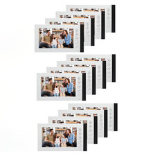 12 Units 7inch Monitor Wired Video Door Phone Kit for Apartment