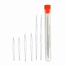 Open Big Eye Beading Needles Set   Stainless Steel Self-Threading Jewelry Tools