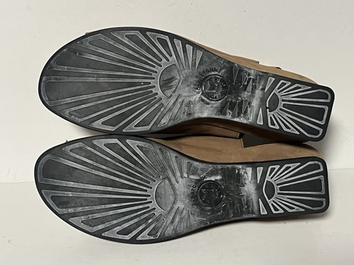 Mephisto Air-Relax Genuine Nubuck Leather Wedge Heel Sandal Women Size 9 40 New - Afbeelding 14 van 15