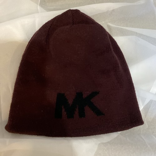Michael Kors Beanie Maroon Winter Hat.