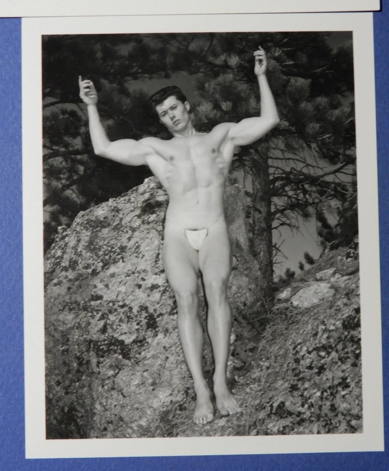 Western Photography Guild 1950’s Physique Jim Craig y Jim De Rose exterior 4x5 Foto 4 de 4