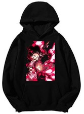 Nezuko Kamado Demon Slayer Hoodie - Blood Demon Art Fiery Design Unisex Pullover