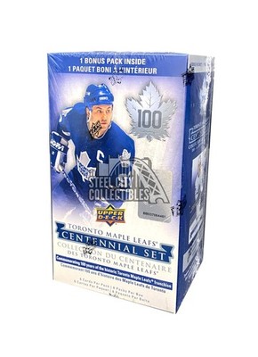 2017-18 Upper Deck Toronto Maple Leafs Centennial Hockey 8-Pack Blaster Box