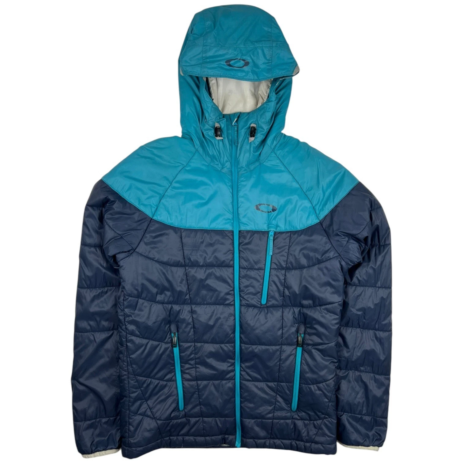 Oakley Blue Lightweight Packable Primaloft Insulated Jacket 2000s - Men's Small