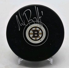 Boston Bruins ANDREW RAYCROFT (Silver Sharpie) Signed Official NHL Hockey Puck