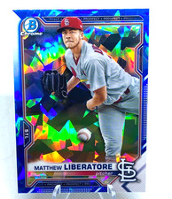 2021 Bowman Chrome SAPPHIRE Matthew Liberatore #BCP-29 Cardinals