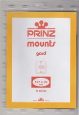 Prinz/Scott Clear Stamp Mounts 127x70 mm For Jumbo Commemorative Plate Blocks
