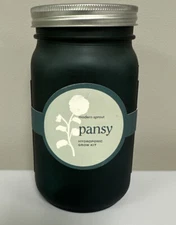 Modern Sprout Pansy Jar Hydroponic Grow Herb Garden NEW Incomplete Kit **READ**