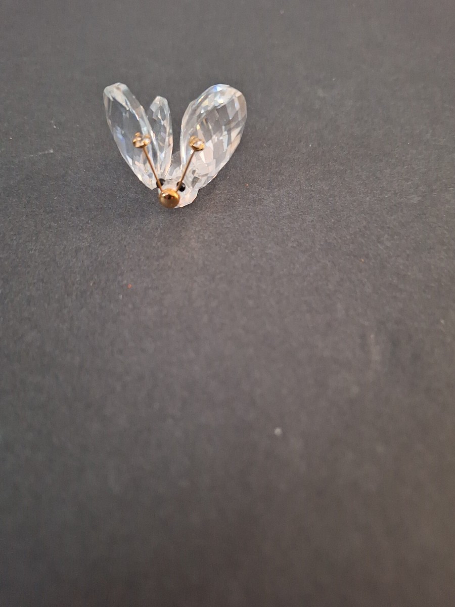 Swarovski Crystal Small Butterfly Gold Antennas | eBay