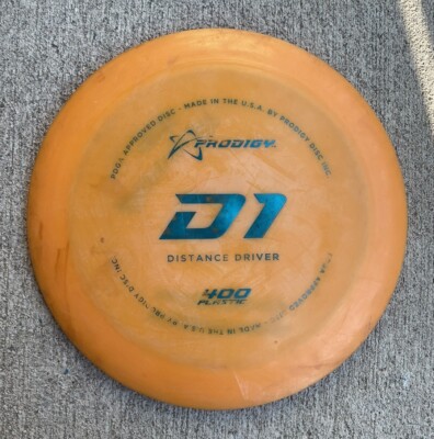 Prodigy Disc Golf 400 D1 Driver 169g Orange With Green Cale Leiviska 9/10