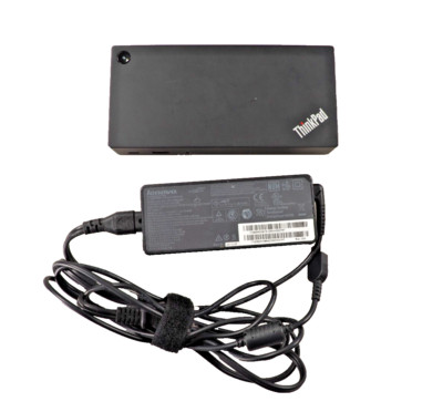 Lenovo ThinkPad Universal USB-C Dock Model DK1633 SD20L36276 w/PSU