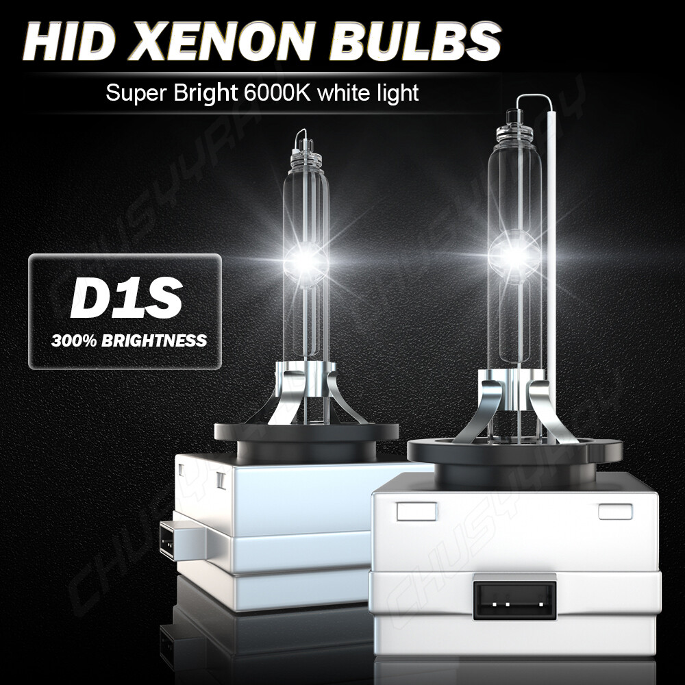 D1S HID Xenon Replacement Headlight Bulbs For 2007-2014 Cadillac Escalade ESV EXT - 6000K, 3800 Lumens