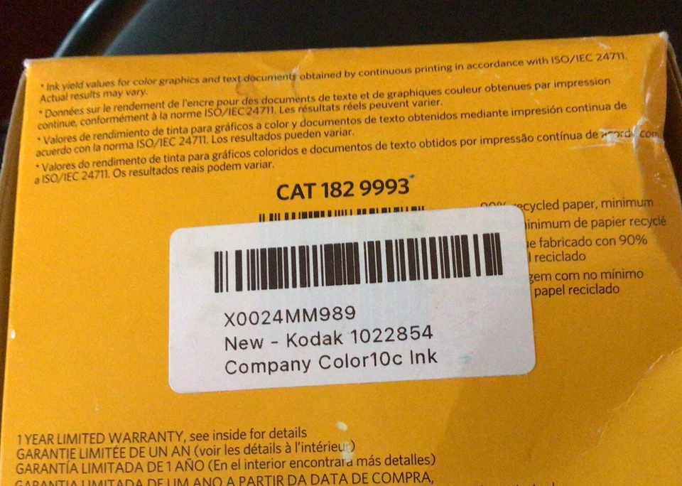 Kodak 10C Ink Cartridge - 2 Pack 10 C - Image 2 of 3