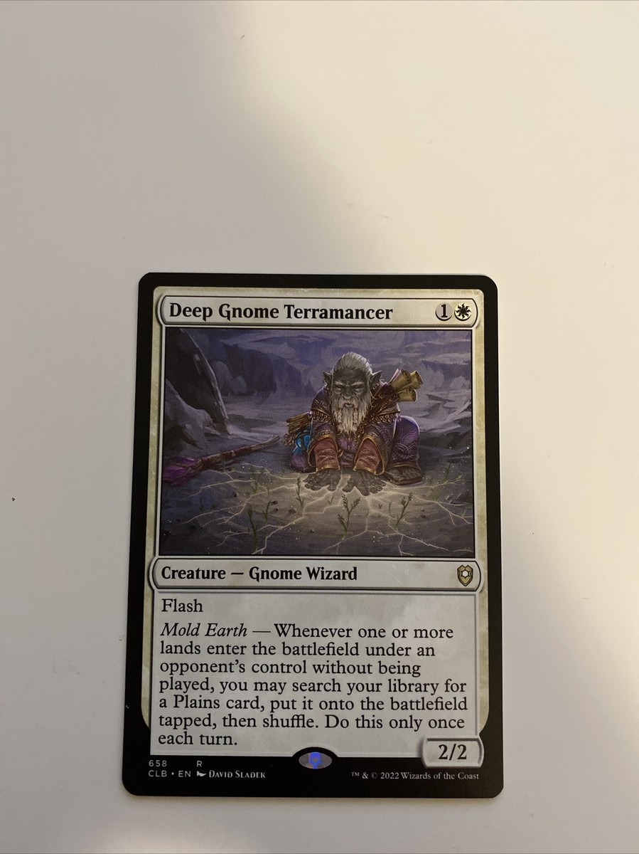 MTG Deep Gnome Terramancer Commander Deck: Commander Legends: Battle for... 