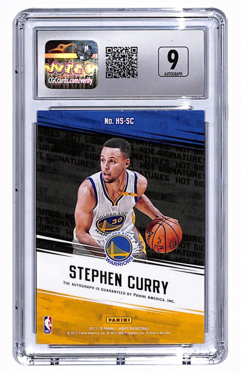 ★超希少★ リリパットレーン ポット カデュー サイン入り シュガー 貫入僅か 2017 Hoops Hot Signatures #HS-SC Stephen Curry AUTO Refractor Card