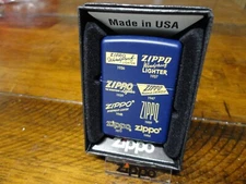 HISTORY OF ZIPPO LOGOS ZIPPO LIGHTER MINT IN BOX