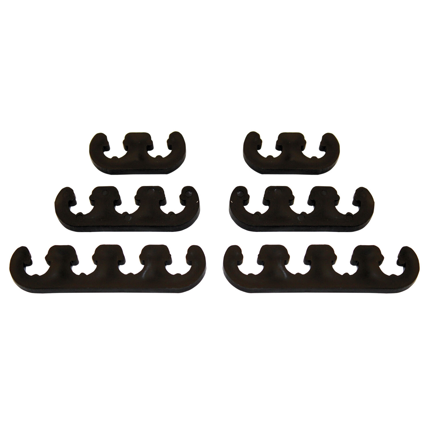 Black Plastic Universal Spark Plug Wire Looms 7/8/9mm  Separator Chevy Ford  V8