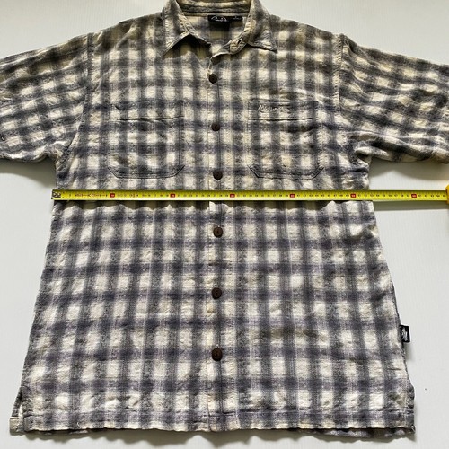 Vintage 90s Maui And Sons Button Up Checkered Shirt Rare Grail Surfwear Mens - Picture 9 of 13