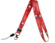 Minnie Mouse Red Lanyard Keys Phone More Styles Availabl Lobster Clasp A2