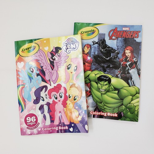Crayola Avengers & My Little Pony Coloring Book (2Pack) - Picture 2 of 11