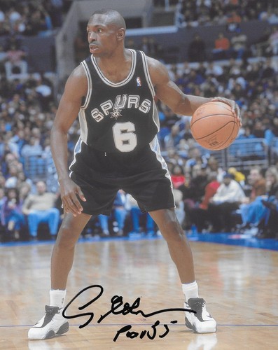 Avery Johnson signed San Antonio Spurs basketball 8x10 photo COA proof autograph - Picture 2 of 2