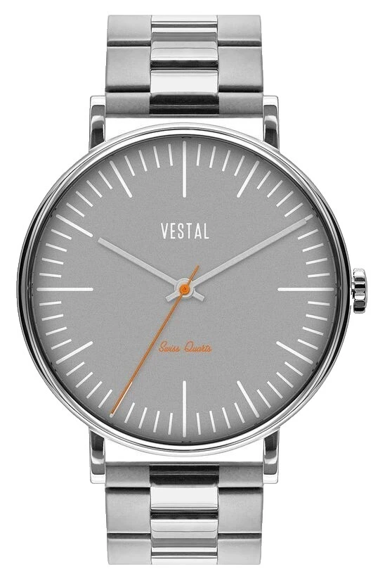 Caja de acero inoxidable Vestal Relojes de pulsera