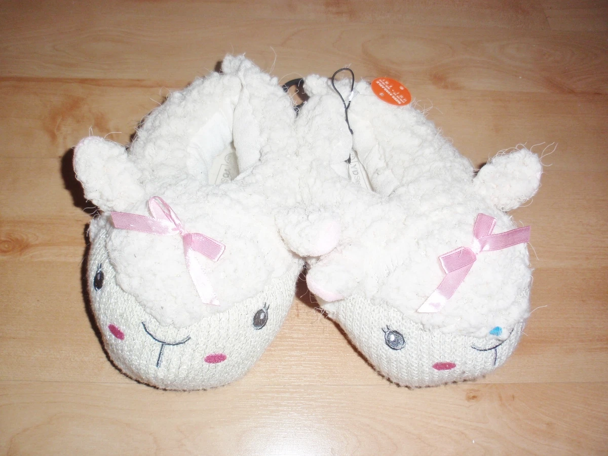 foran sum væbner BNWT Primark girls YD Sleep baby lamb cuddly animated slippers - various  sizes | eBay