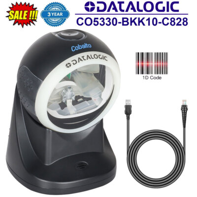 Datalogic Cobalto CO5330-BKK10-C828 1D Laser Desktop Barcode Scanner USB Kit