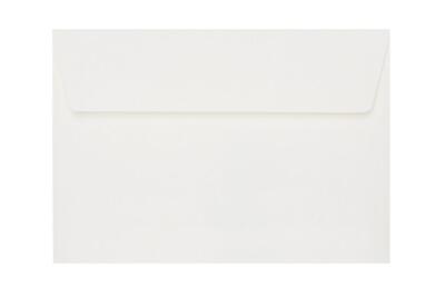 25 B6 Briefumschläge mit H a f t s t r e i f e n 125x176 mm in Elfenbein